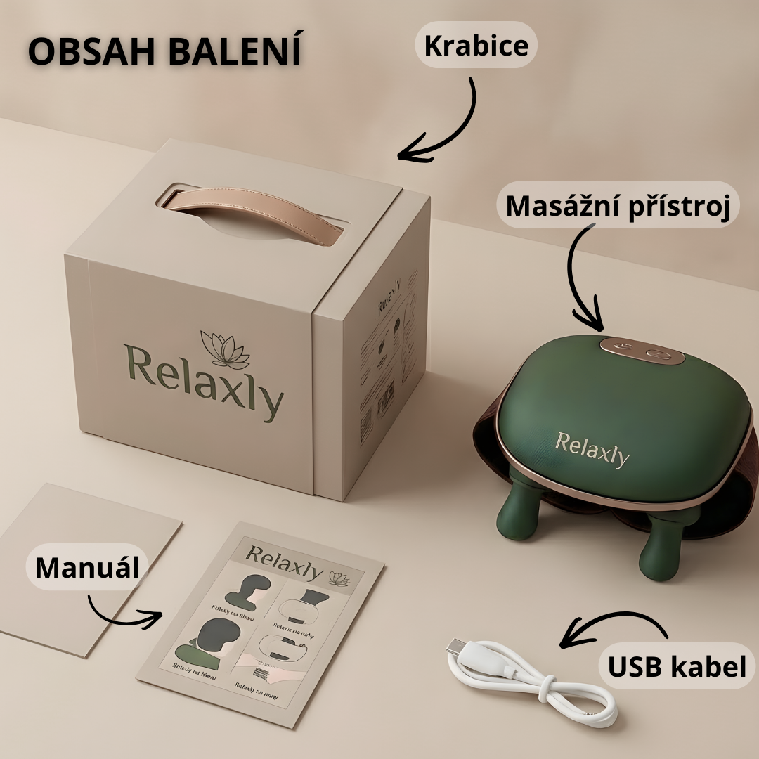 Relaxly™ - Masážní přístroj na krk a ramena