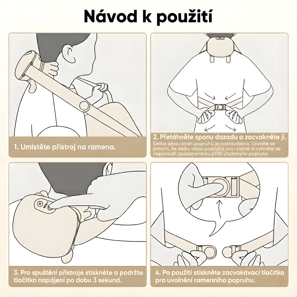 Relaxly™ - Masážní přístroj na krk a ramena
